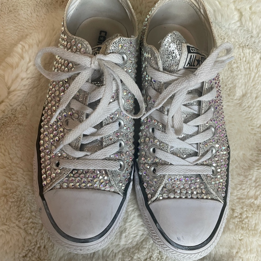Custom Swarovski Converse